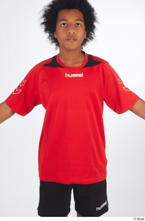 Dejavee Ford dressed red t shirt sports upper body 0001.jpg